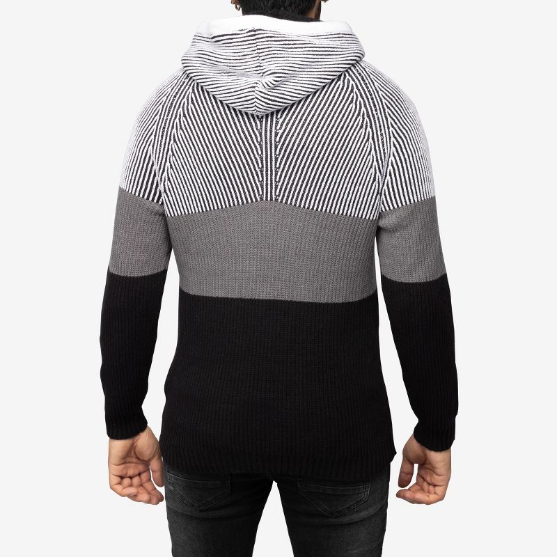 X RAY Men's Regular Fit Fashion Hoodie Knitted Sweater, 2 of 6