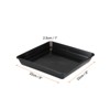 Unique Bargains Plastic Square Home Decor Plant Saucers for Garden Potted 10 Pcs - 2 of 4