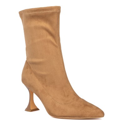 Fashion To Figure Women's Kia Heeled Boot - Wide Width