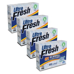 Ultra Fresh Platinum 6X Laundry Detergent Sheets - 1 of 4