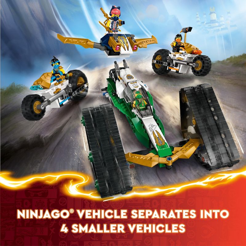 LEGO NINJAGO Ninja Team Combo Vehicle 4 in 1 Ninja Playset 71820, 4 of 8