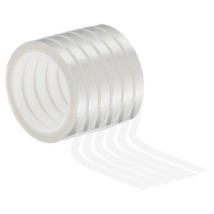 Unique Bargains DIY Art Film Thin Graphic Chart Highlight Marking Tapes 6 Pcs - 1 of 4