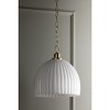 Mitzi Hillary 1 - Light Pendant in  Aged Brass Opal Glossy Shade - 4 of 4