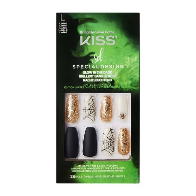 Kiss Halloween Special Design Fake Nails - Ghost Town - 28ct