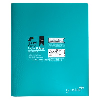 Photo 1 of Yoobi™ Pronged 2 Pocket Plastic Folder 20PK