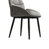 PAGED Luxury Velvet Dining Chairs Modern Dining Room Chairs with High Rebound Seat Cushion for Dining Room, Kitchen, Restaurant - 3 of 4