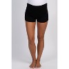 PinkBlush Black Ruched Side Maternity Lounge Shorts - 2 of 4