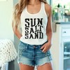Simply Sage Market Women's Sun Salt Sand Graphic Racerback Tank - 2 of 3