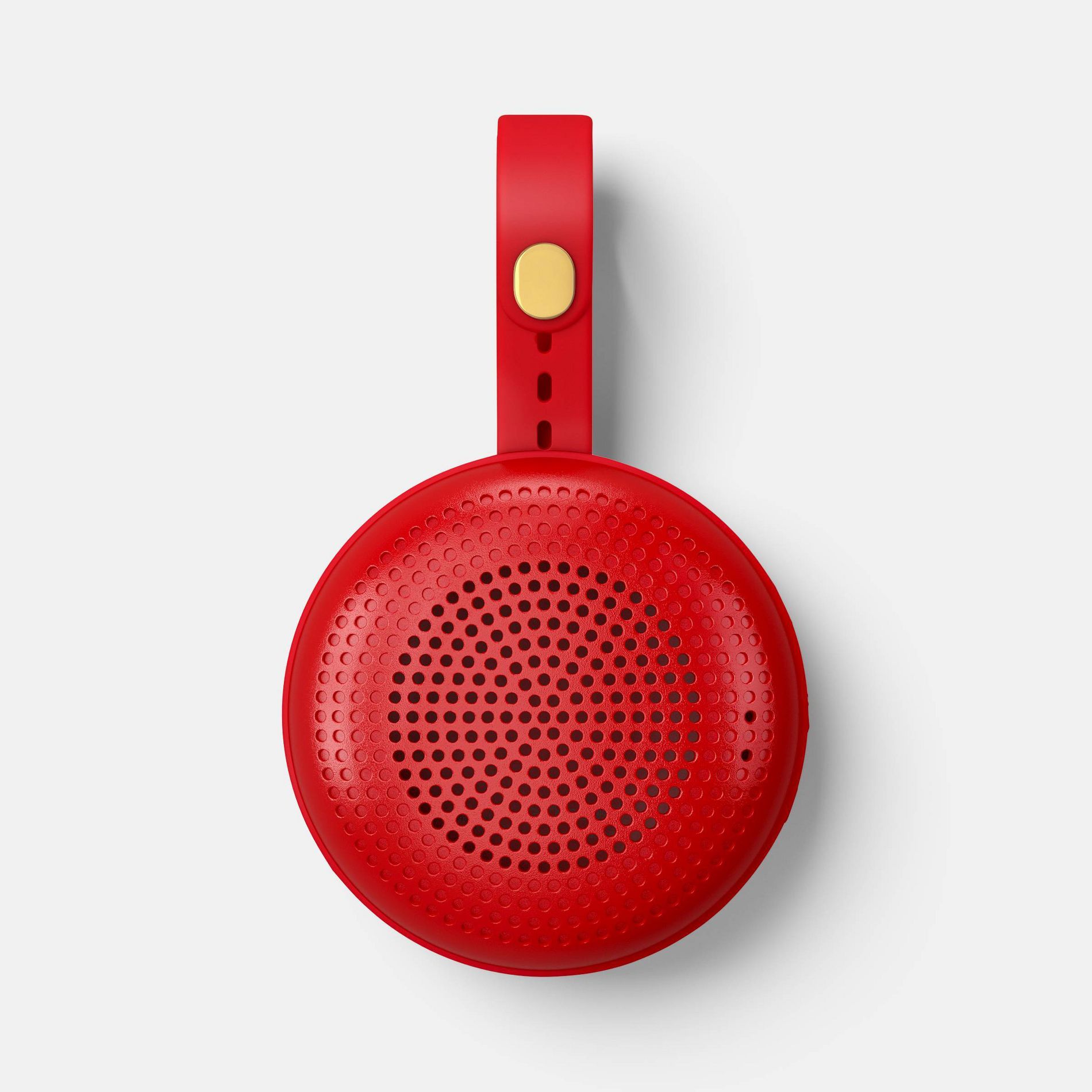 True Wireless Round Speakers with Loop - heyday™ Traditional Red: Bluetooth Portable
