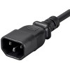 Monoprice Power Adapter Cord Cable - 6 Feet | (IEC-320-C14 to NEMA 5-15R), 18AWG, 10A - 3 of 4
