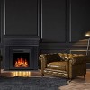 Kismile 43" Electric Fireplace with Mantel,Electric Fireplace TV Stand,Adjustable Realistic LED Flame with Remote Control - 2 of 4