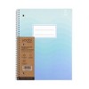 Yoobi Evolve 1 Subject Notebooks 8"x10.5" College Ruled Ocean Breeze Scallop - 3 of 4