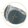 INSPIRE CHIC Gender Neutral Winter Outdoor Behind Hair Faux Coral Fleece Foldable Soft Warm Earmuff - 4 of 4