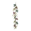 Transpac Polyester 59.06 in. Multicolor Harvest Plum Garland - 3 of 4