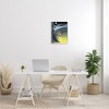 Stupell Industries Nighttime Moon Skiing Skeleton Winter Snow Slope  Framed Giclee Art - 3 of 4