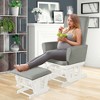 Costway Glider and Ottoman Cushion Set Wooden Baby Nursery Rocking Chair - 2 of 4
