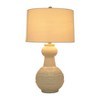 SAGEBROOK HOME 28" Ceramic Bottle Table Lamp White: Linen Shade, UL Listed, No Assembly Required - image 3 of 4