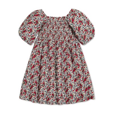 Hope & Henry Girls' Long Sleeve Ruffle Trim Dress, Kids : Target