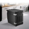 VEVOR Insulated Food Pan Carrier, 82 Qt Hot Box for Catering, LLDPE Food Box Carrier with Double Buckles, Front Loading Food Warmer for Restaurant - 2 of 4