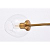 Elegant Lighting Cavoli 2 lights brass wall sconce - 3 of 4