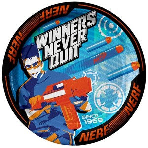 Treasures Gifted Nerf Plates 7in - Nerf Party Supplies - 24 Pack - 1 of 1