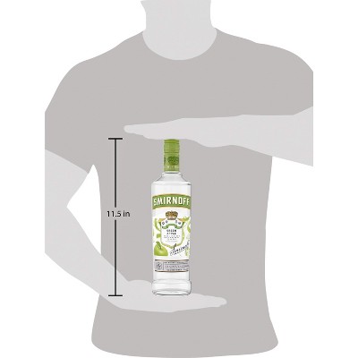 Smirnoff Green Apple Flavored Vodka - 750ml Bottle
