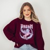 Simply Sage Market Women's Graphic Sweatshirt Dream Unicorn - image 2 of 3