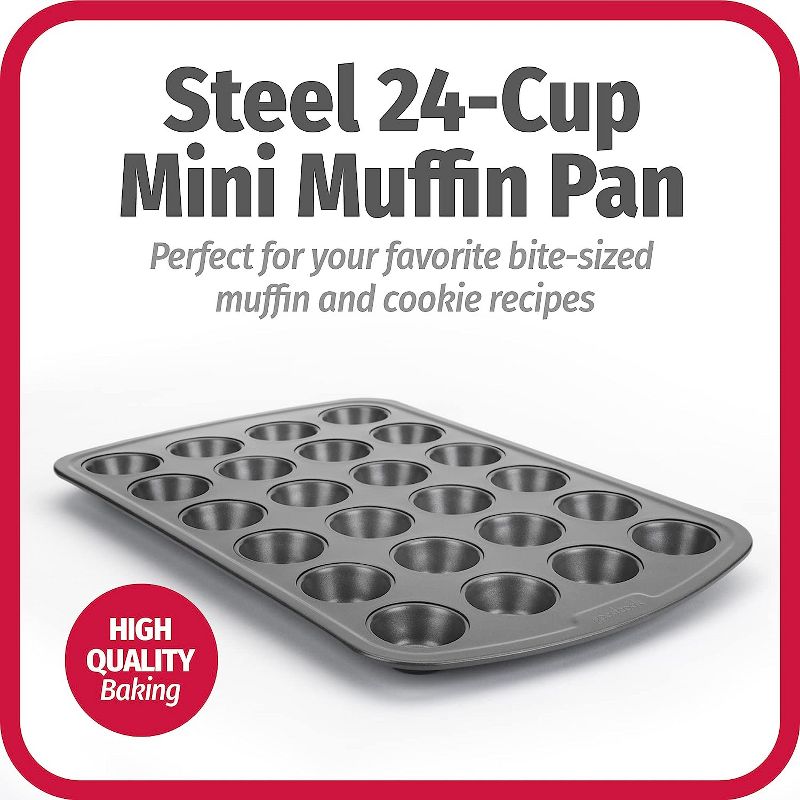 GoodCook Non-Stick Mini Muffin Pan, 2 of 7
