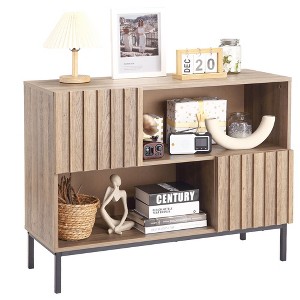 WhizMax  Modern Farmhouse Buffet Storage Cabinet, Entryway Table Console Sofa Table Accent Cabinet - 1 of 4