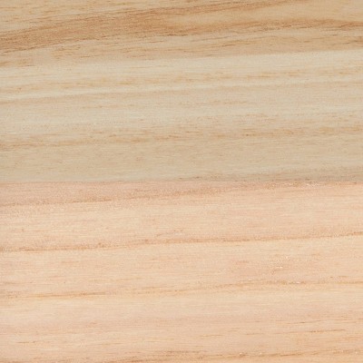 Light Natural Paulownia Wood Desktop Organizer with Open Storage