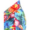 LA LEELA Men's Hawaiian Shirts Short Sleeve Button Down Shirt Mens Shirts Casual Beach Vacation Hawaii Island Shirts for Men L Floral Periwinkles Blue - 4 of 4
