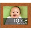 PosterPalooza | Photo Size Modernist Brown Picture Frame - UV Acrylic, Foam Board Backing, Hanging Hardware - 2 of 4