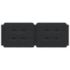 vidaXL Headboard Cushion Black 53.9" Faux Leather - 4 of 4