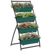 YONWAY Raised Garden Bed, 4 Tier Vertical Garden Planter Set, 4  Planter Boxes, Self Draining Design Elevated Garden for Vegetable, Flowers - 2 of 4