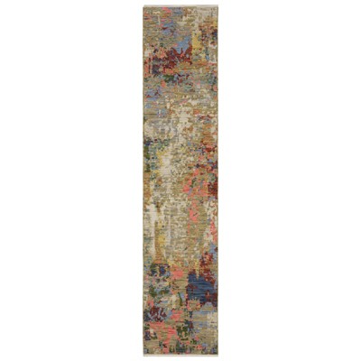 Oriental Weavers Soleri SOL06 Beige/ Multi Indoor Area Rug - 2'6" x 12'