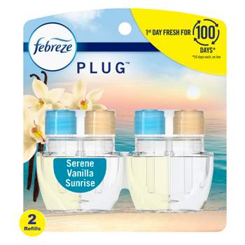 Febreze Odor-Fighting Fade Defy Plug Air Freshener - Serene Vanilla Sunrise - 0.87 fl oz