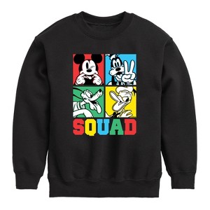 Boys' - Disney - Squad Grid Graphic Long Sleeve Fleece Sweatshirt - 1 of 4