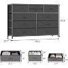10 Drawers Fabric Dresser for Bedroom with Storage, TV Stand with Waterproof Wood Top - 3 of 4