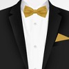 Jacob Alexander Men's Solid Color Pre-Tied Adjustable Banded Bow Tie - 2 of 4