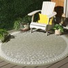 Courtyard Cheetah CY6100 UV & Stain Resistant Non-Shedding Power Loomed Indoor/Outdoor Rugs - Safavieh - 2 of 4