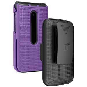 Nakedcellphone Case and Belt Clip Holster Combo for LG Classic Flip Phone - 1 of 4