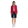 Lands' End School Uniform Women's Cotton Modal Zip-front Cardigan Sweater - 4 of 4