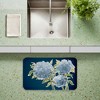 Stupell Industries Blue Hydrangeas Contrast Printed Anti-Fatigue Floor Mat, design by Janice Gaynor, 30"x18" - 2 of 4