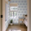 Tempaper & Co. 28 sq ft Stamped Palm Peel and Stick Blue Wallpaper Blue - 4 of 4
