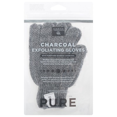 Earth Therapeutics Charcoal Exfoliating Hand Gloves - 0.125 oz