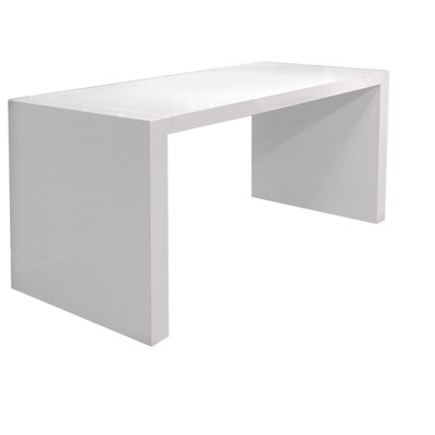HomeRoots 62" White Wood Computer Desk