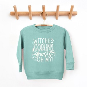 The Juniper Shop Witches Goblins Ghosts Puff Print Toddler Graphic Sweatshirt - 1 of 3