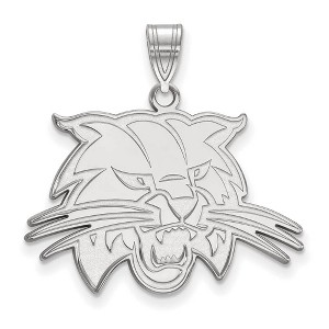 Black Bow Jewelry 10k White Gold Ohio Bobcats NCAA Large Pendant - 1 of 3