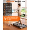 Deerrun 14.96*31.5 Inch Run Belt 1.2HP Portable Treadmills with Remote Control & LED Display(Black) - 2 of 4
