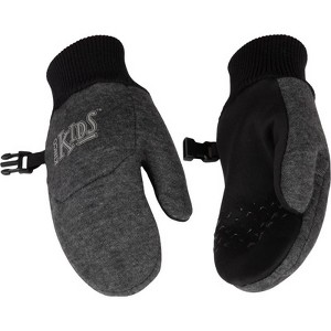 Kinco Child's Outdoor Winter Mittens Black/Gray S 1 pair - 1 of 1